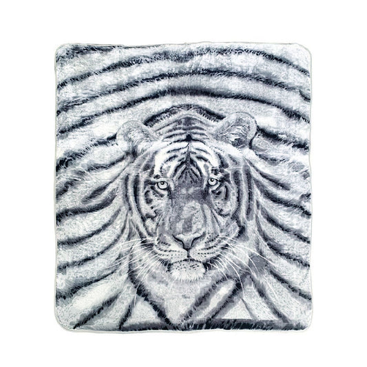 J.Elliot Home 350gsm Tiger Photo Mink Blanket Tristar Online