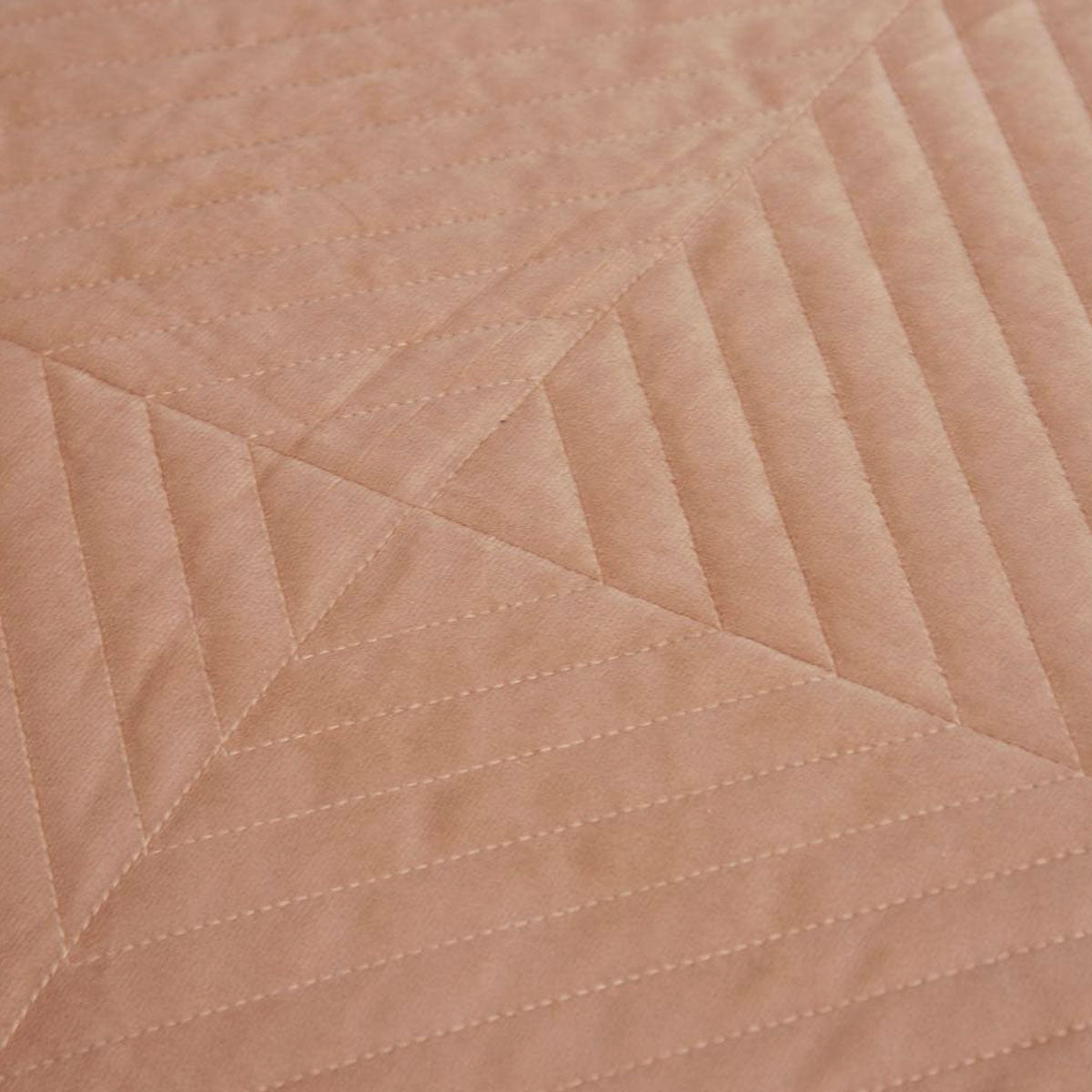 J.Elliot Home Merida Clay Pink Velvet Quilted Coverlet Set Queen/King Tristar Online