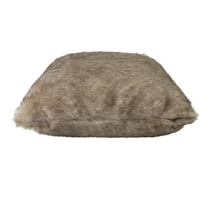 J Elliot Home Brown Fox Luxury Faux Fur Filled Cushion 50 x 50cm Tristar Online