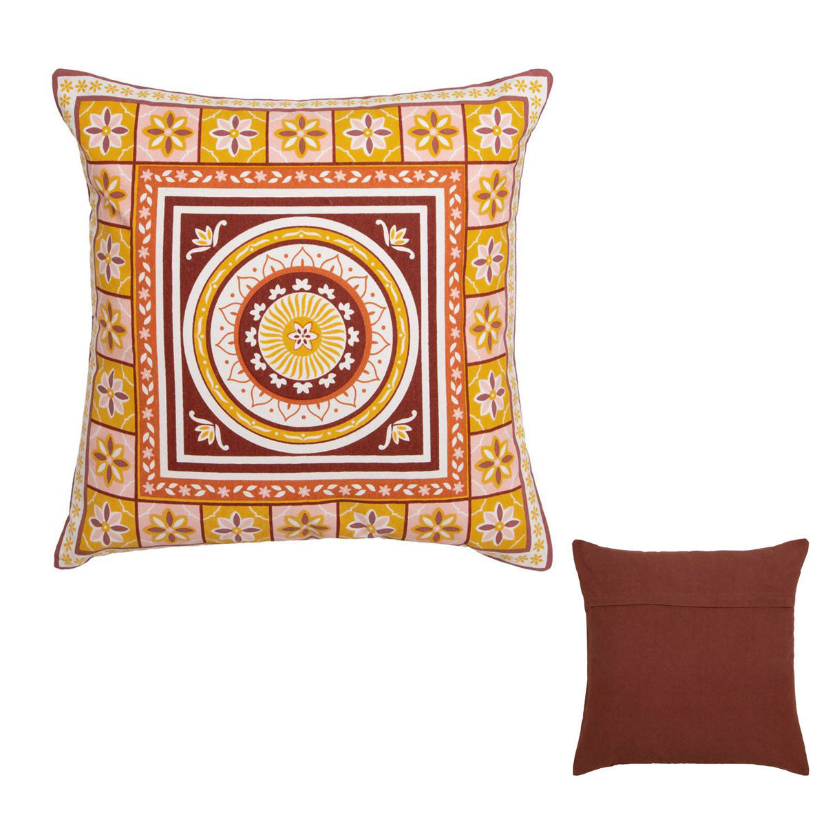 J Elliot Home Kasbah Luxury Filled Cushion 50 x 50cm Pink Tristar Online