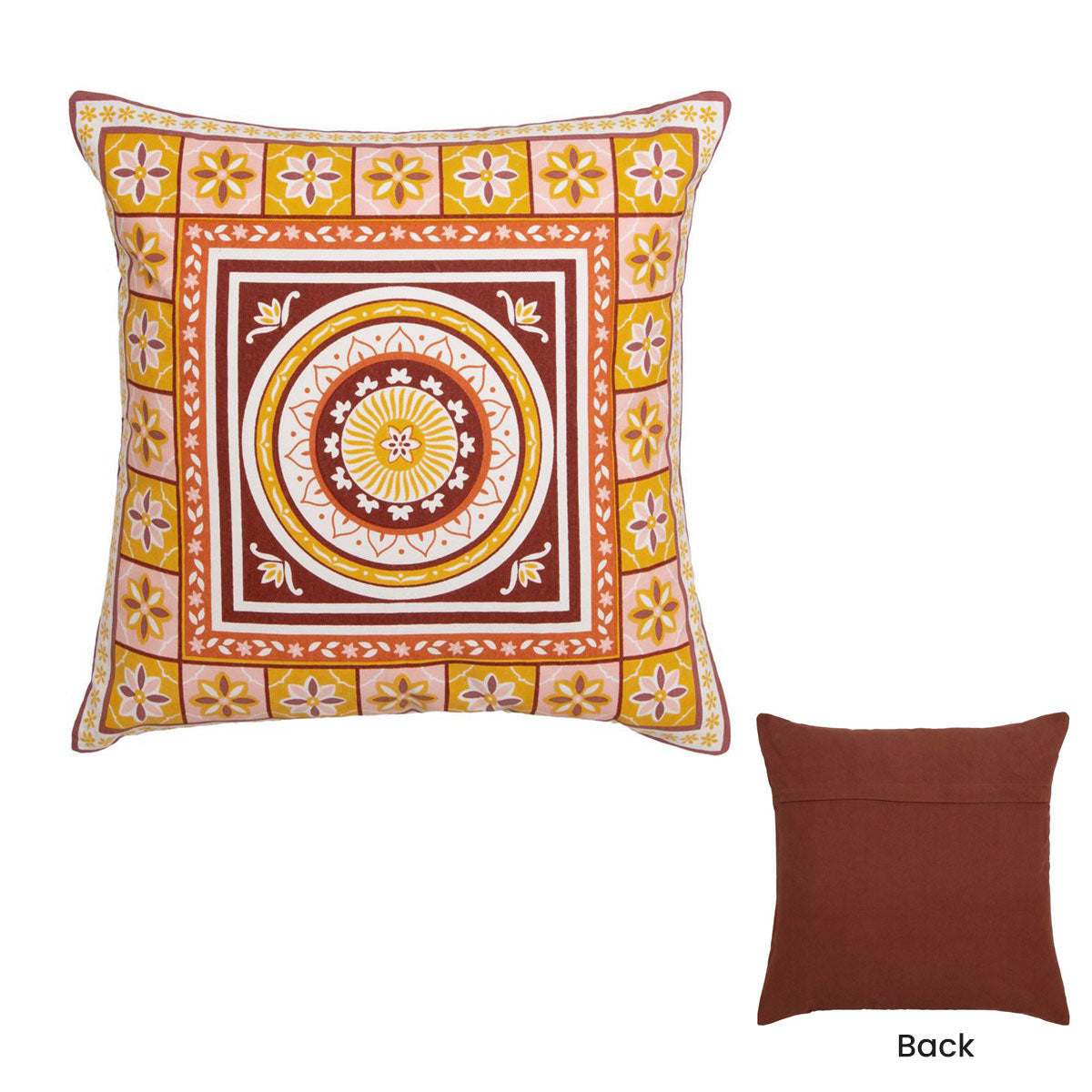 J Elliot Home Kasbah Luxury Filled Cushion 50 x 50cm Pink Tristar Online