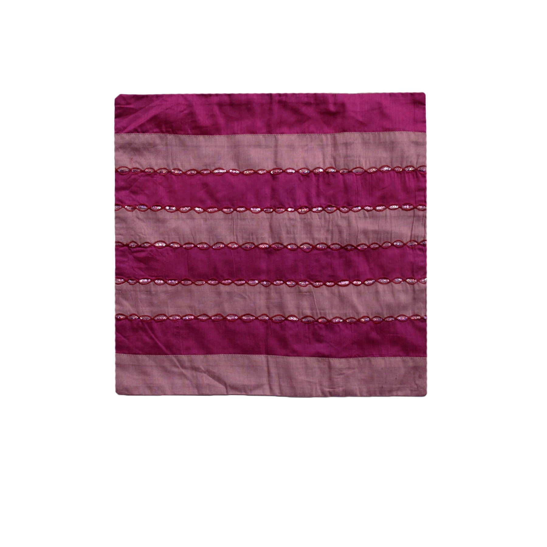 IDC Homewares Ayra Sequined Embroidered Cushion Cover Fuchsia Tristar Online