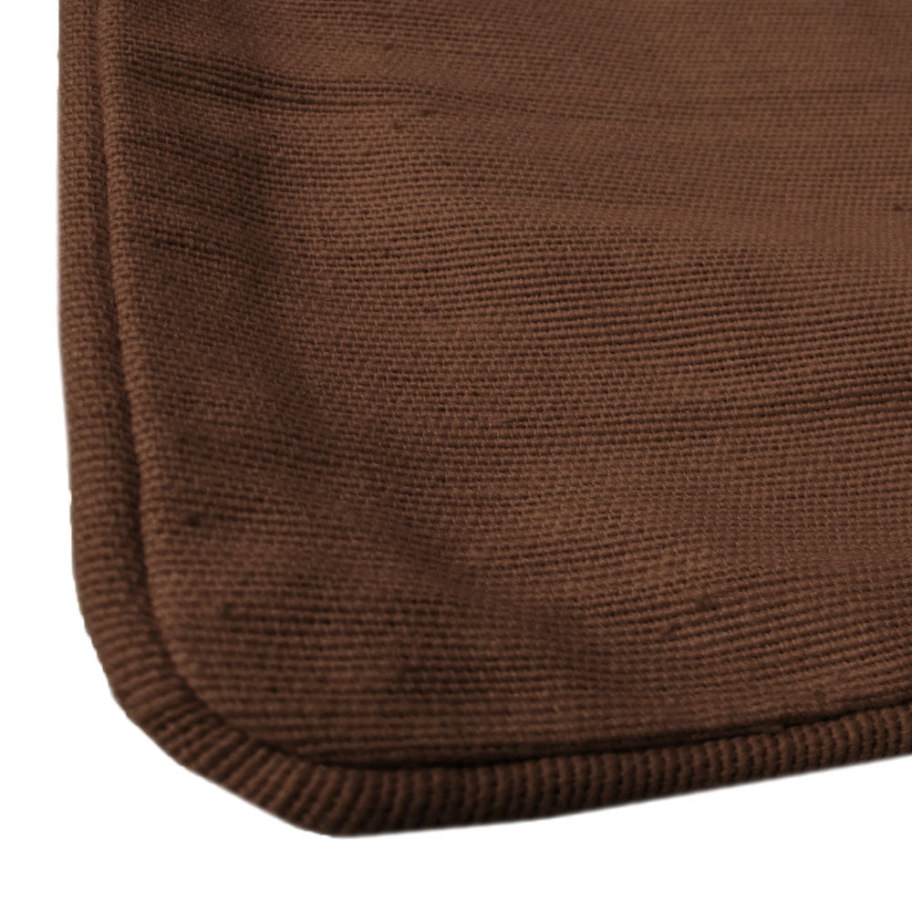 IDC Homewares Lollipop Extra Large Cotton Piped Square Cushion Cover 90 x 90 cm Chocolate Tristar Online