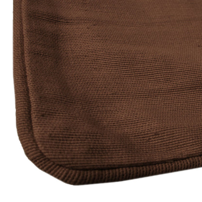 IDC Homewares Lollipop Extra Large Cotton Piped Square Cushion Cover 90 x 90 cm Chocolate Tristar Online