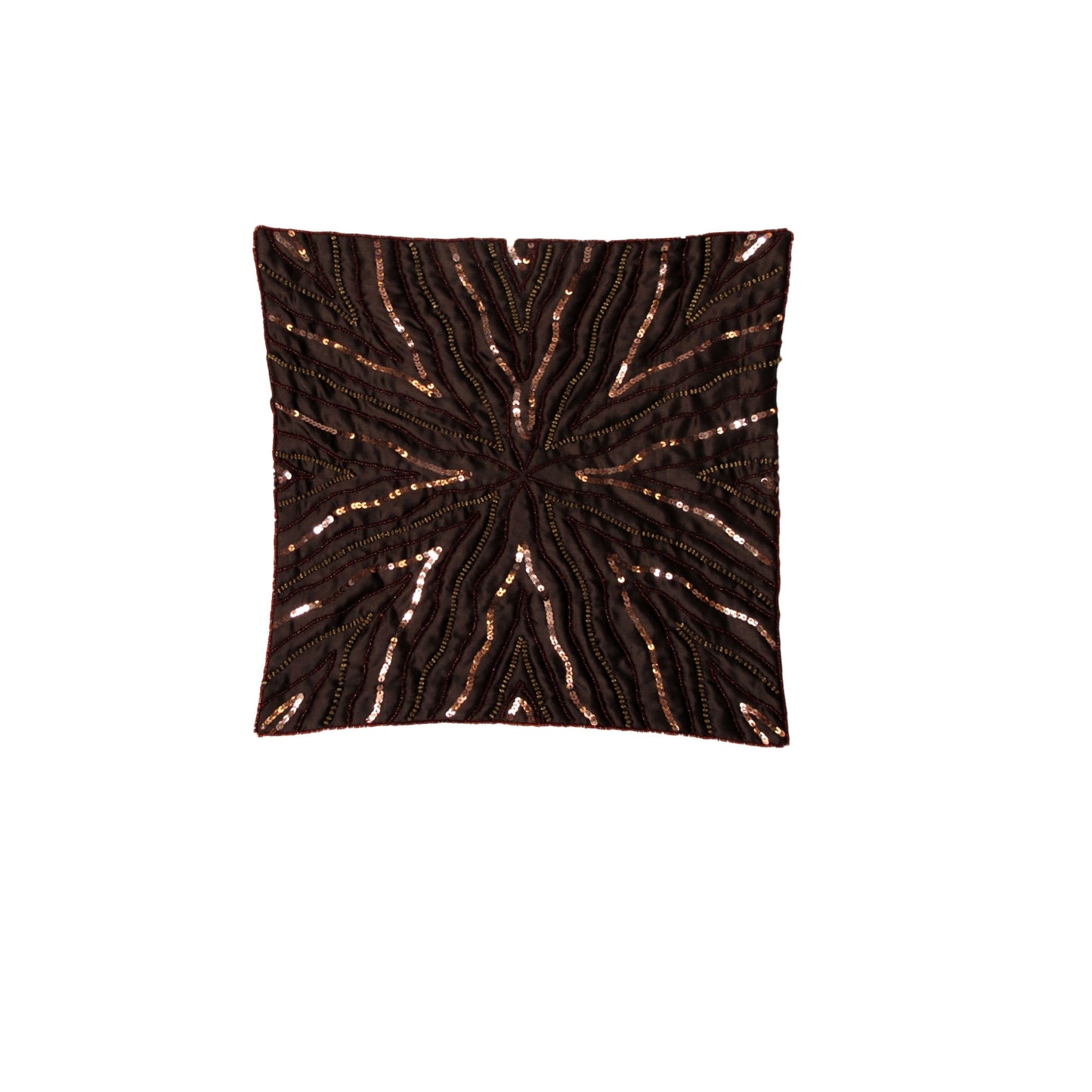 IDC Homewares Sequin Cushion Cover Bella Chocolate Tristar Online