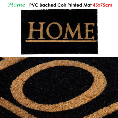 J.Elliot Home Home PVC Backed Coir Printed Door Mat Tristar Online