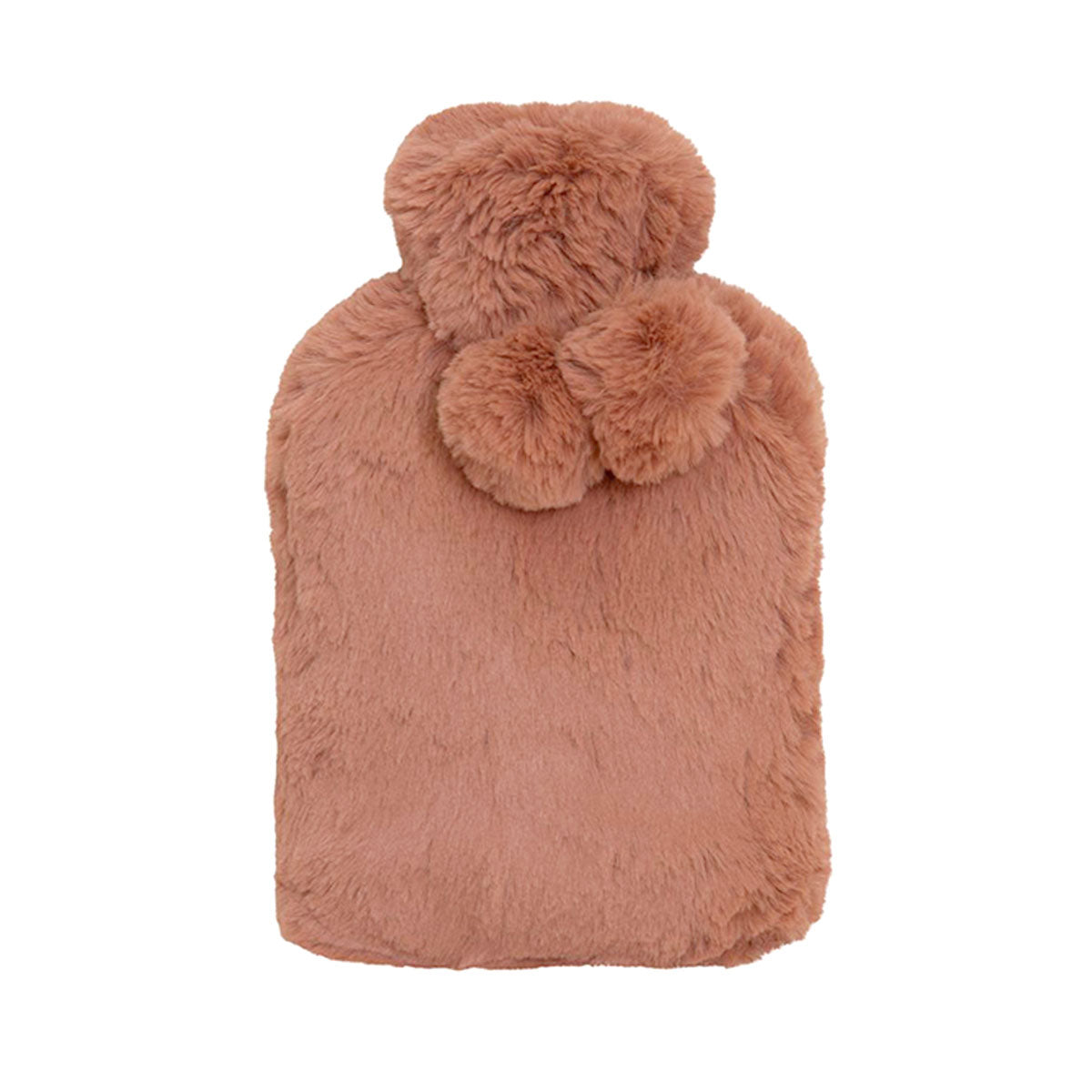 J.Elliot Home Amara Hot Water Bottle with Super Plush Faux Fur Cover Clay Pink Tristar Online