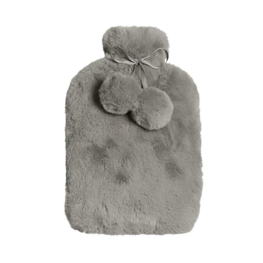 J.Elliot Home Amara Hot Water Bottle with Super Plush Faux Fur Cover Grey Tristar Online