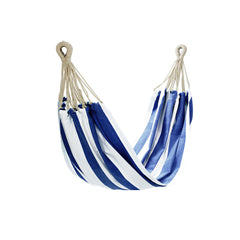 IDC Homewares Blue Striped Single Size Cotton Hammock 150 x 205 cm Tristar Online