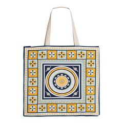 J Elliot Home Kasbah Cotton Tote Shopping Bag 40.5x43x10cm Blue Tristar Online