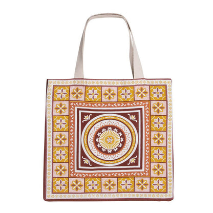 J Elliot Home Kasbah Cotton Tote Shopping Bag 40.5x43x10cm Pink Tristar Online