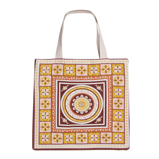 J Elliot Home Kasbah Cotton Tote Shopping Bag 40.5x43x10cm Pink Tristar Online