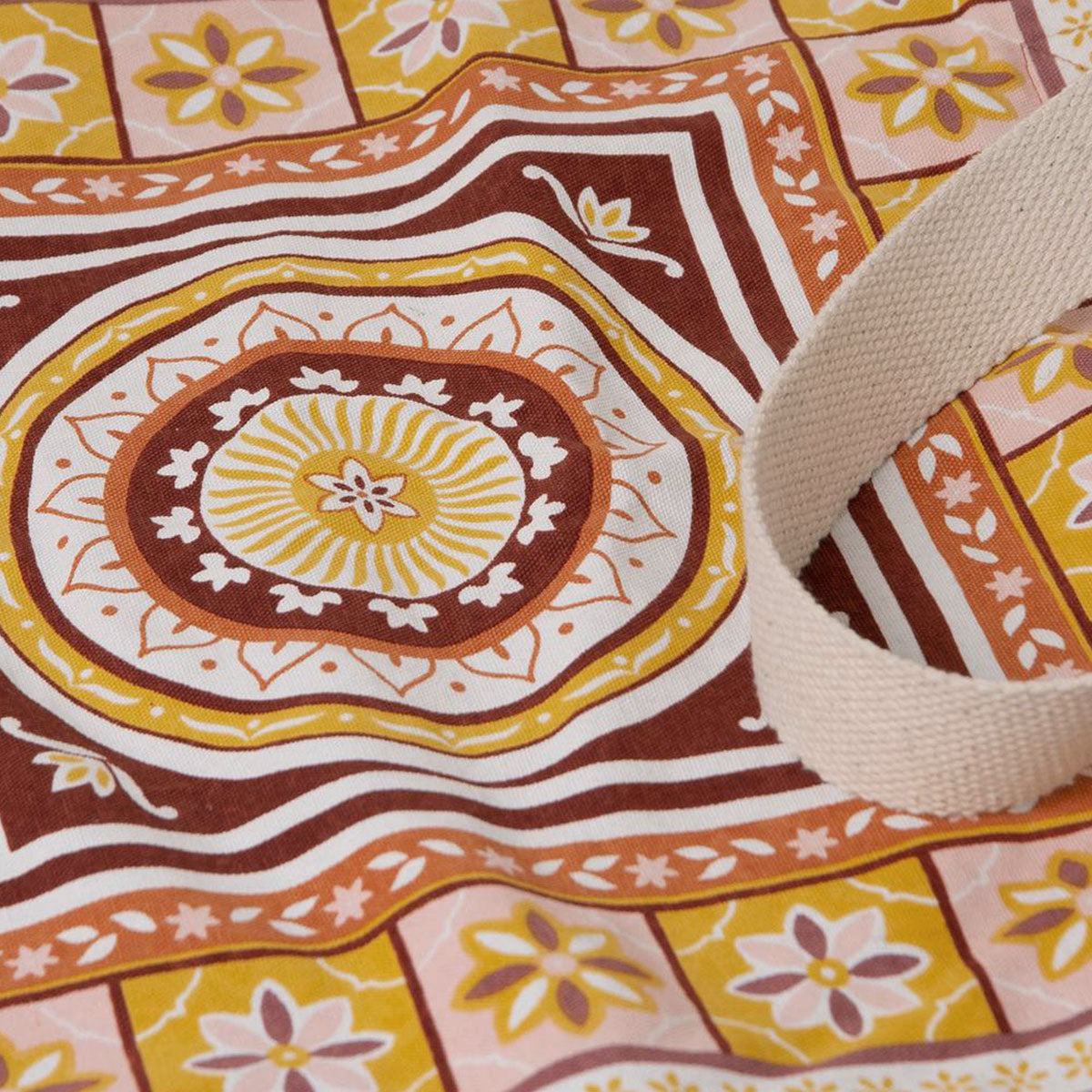 J Elliot Home Kasbah Cotton Tote Shopping Bag 40.5x43x10cm Pink Tristar Online