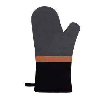 J Elliot Home Selby Cotton Oven Mitt 34 x 15 cm Charcoal & Black Tristar Online