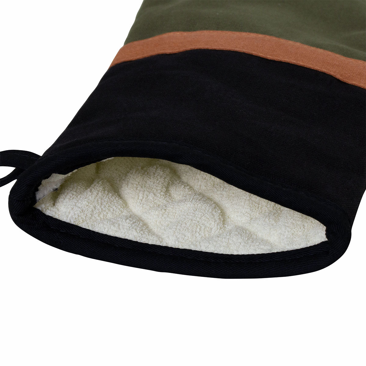 J Elliot Home Selby Cotton Oven Mitt 34 x 15 cm Olive & Black Tristar Online