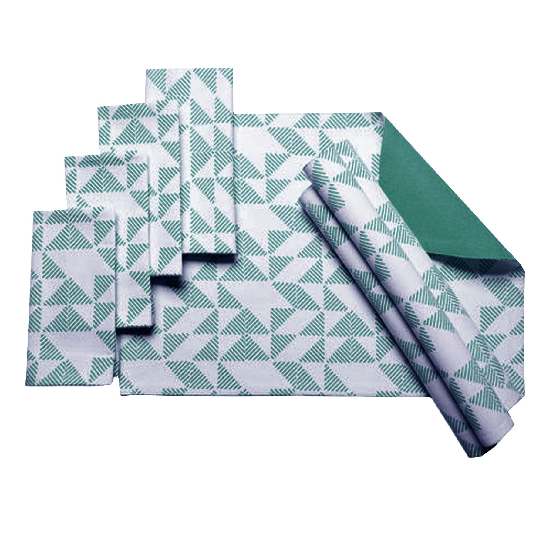 J.Elliot Home Set of 8 Cotton Napery Set Pippa Teal Tristar Online