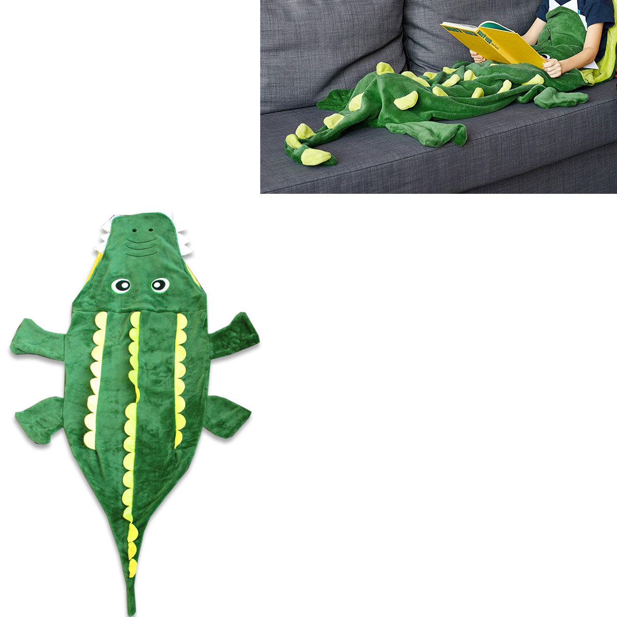 Mermaid Tail Crocodile Green Soft Blanket Throw Tristar Online