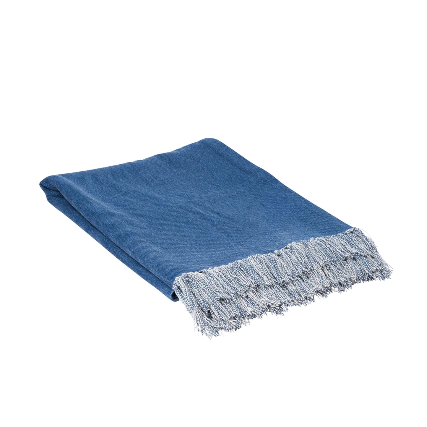 J.Elliot Home Idris Cotton Throw Santorini Blue Home Tristar Online