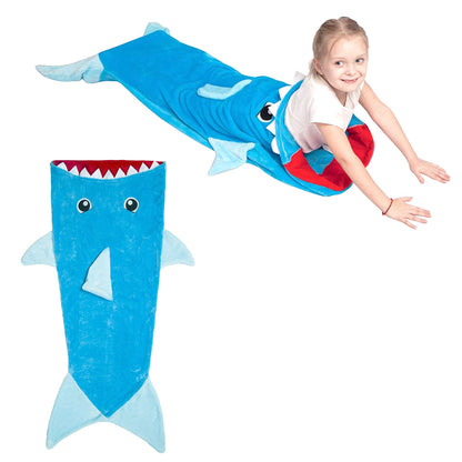 Mermaid Tail Shark Soft Blanket Throw Tristar Online