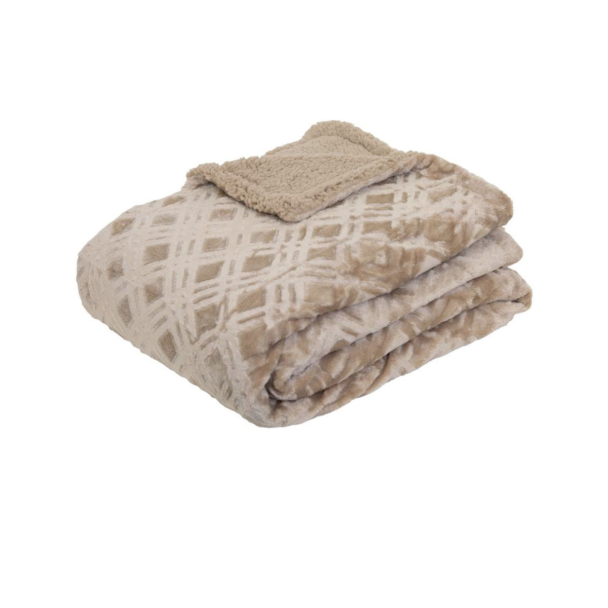 J.Elliot Home Vida Microplush Throw Sandstone Tristar Online
