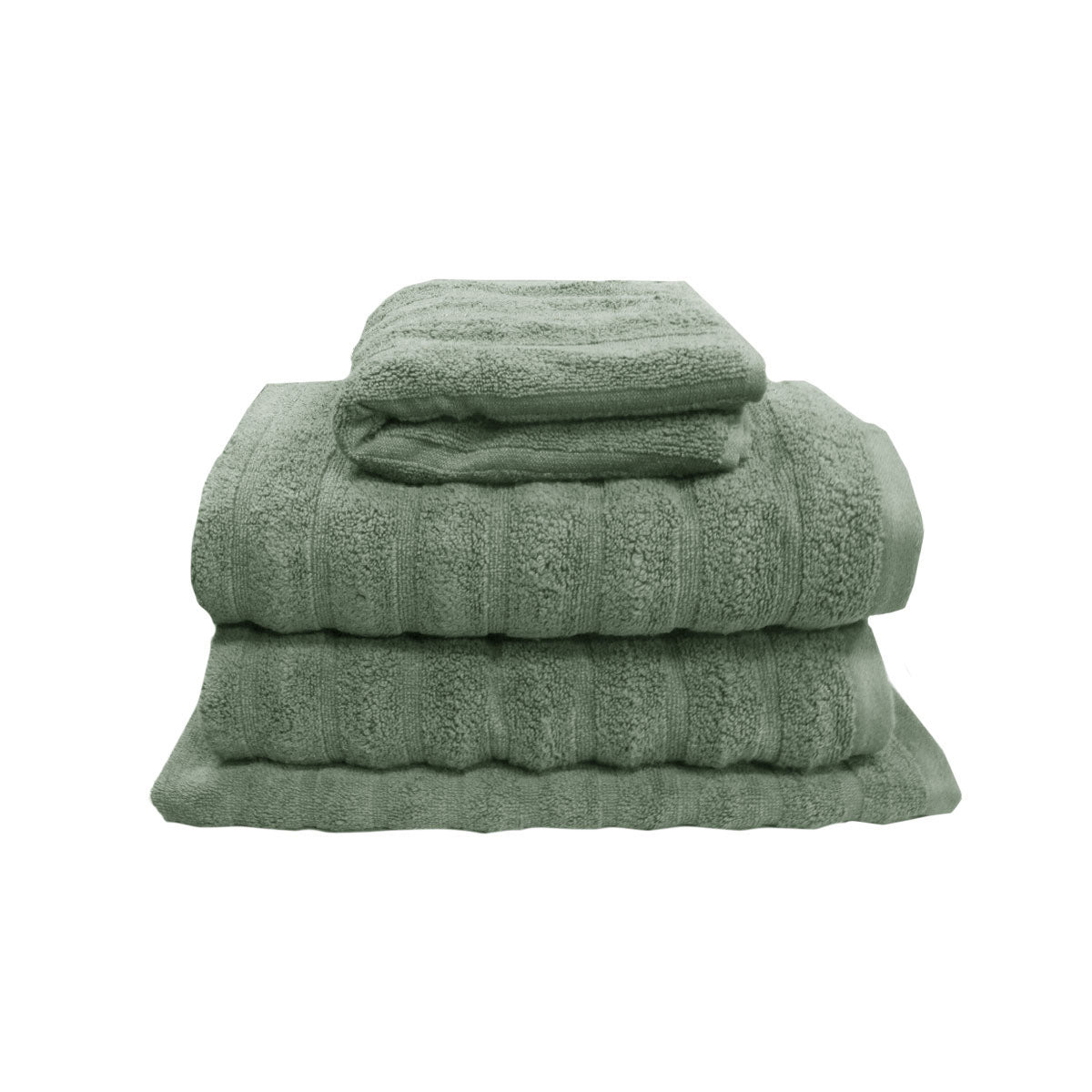 J Elliot Home Set of 4 George Collective Cotton Bath Towel Set Avocado Tristar Online