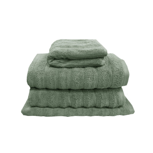 J Elliot Home Set of 4 George Collective Cotton Bath Towel Set Avocado Tristar Online