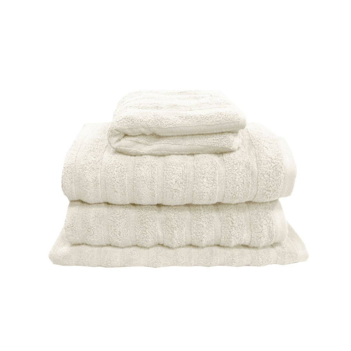 J Elliot Home Set of 4 George Collective Cotton Bath Towel Set Snow Tristar Online
