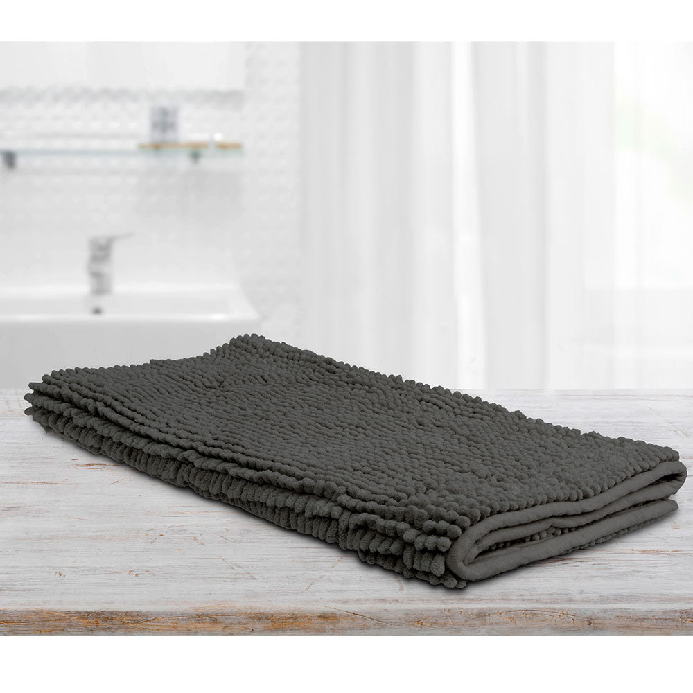Toggle Microfiber Bath Mat Large Charcoal Tristar Online