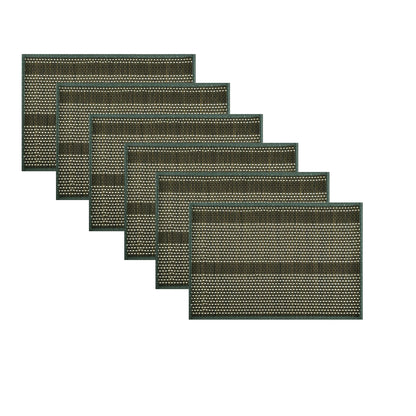 Set of 6 Dreamtime Bamboo Table Placemats 30 x 45cm Taupe Tristar Online