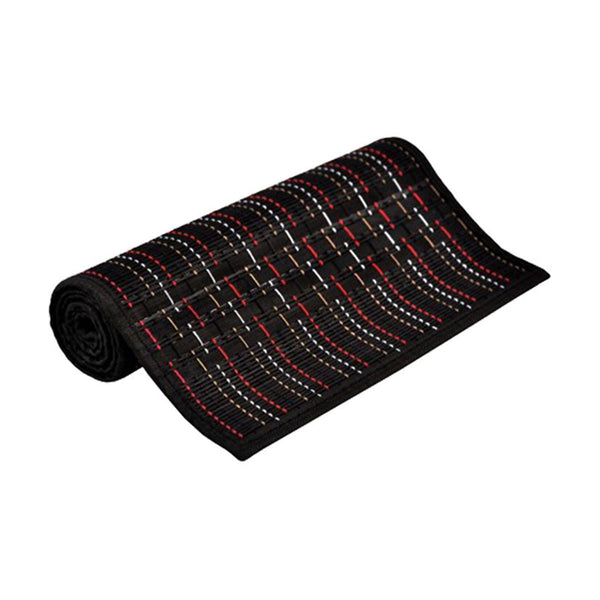 Multi Stitch Bamboo Table Runner 140 x 33cm Black Tristar Online