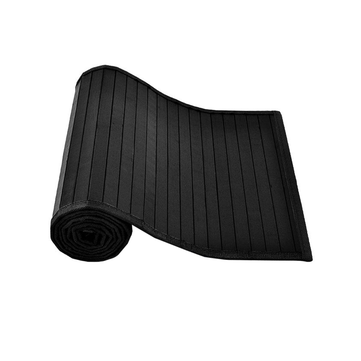 Broad Slat Bamboo Table Runner 140 x 33cm Black Tristar Online