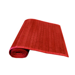 Varnish Bamboo Table Runner 140 x 33cm Red Tristar Online