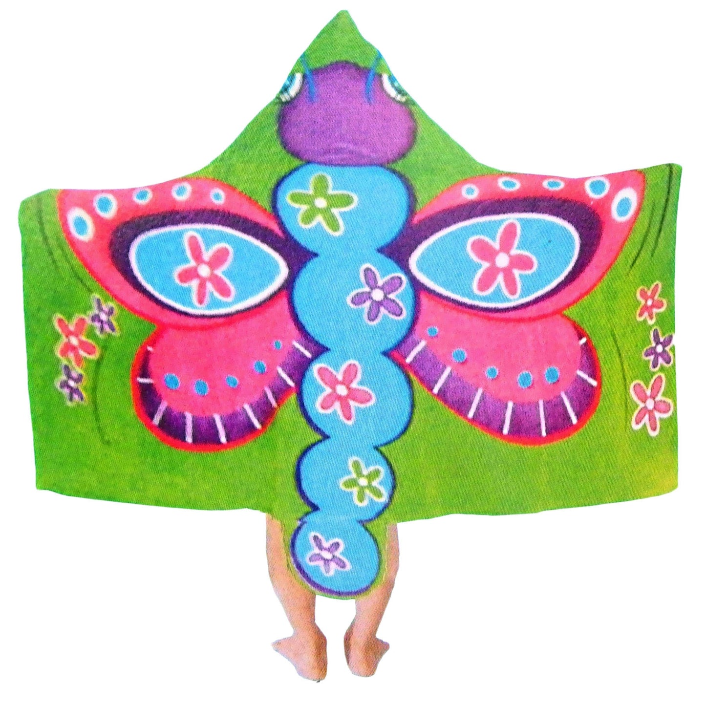 Kids Cotton Velour Beach Cape Butterfly Tristar Online