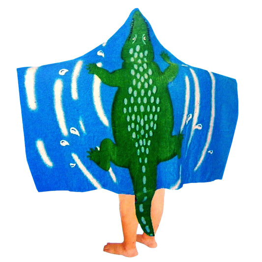 Kids Cotton Velour Beach Cape Crocodile Tristar Online