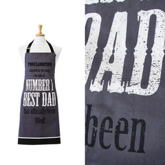 Ladelle Number 1 Best Dad Cotton Apron 70 x 89 cm Tristar Online