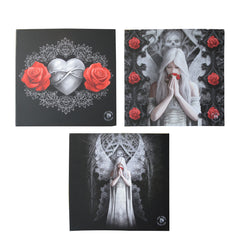 Anne Stokes Set of 3 Only Love Remains Wall Canvas Tristar Online