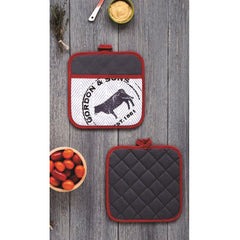 Ladelle Country Cattle Set of 2 Pot Holders 21 x 21 cm Tristar Online