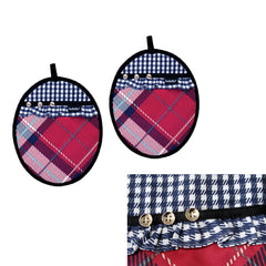 Ladelle Khloe Multi Set of 2 Pot Holders 20 x 24.5 cm Tristar Online