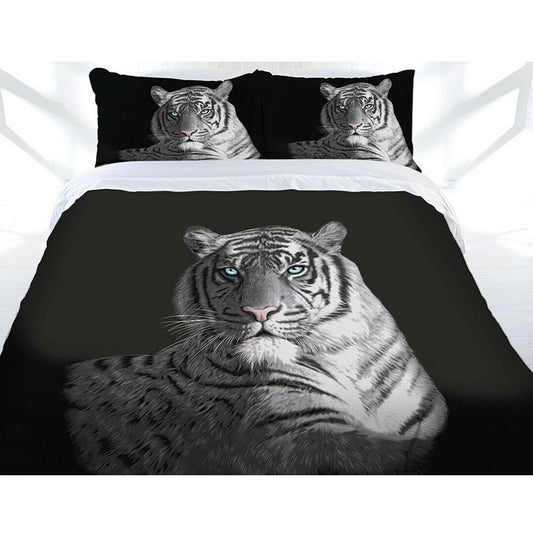 Just Home Black Blue Eyes Quilt Cover Set Queen Tristar Online