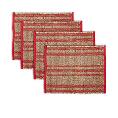 Ladelle Set of 4 Loma Woven Table Placemats Terracotta Tristar Online