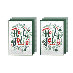 Ladelle Joyful Jolly Christmas Set of 6 Cotton Kitchen Towels Green Tristar Online