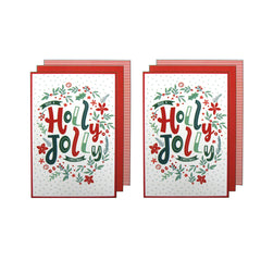 Ladelle Joyful Jolly Christmas Set of 6 Cotton Kitchen Towels Red Tristar Online