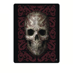 Anne Stoke Oriental Skull Polar Fleece Throw Tristar Online