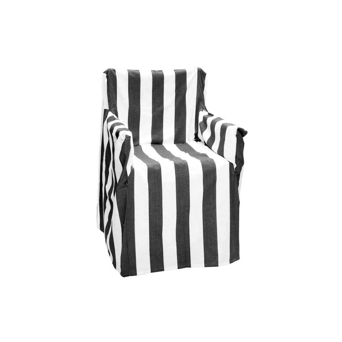 Rans Alfresco 100% Cotton Director Chair Cover - Striped Black Tristar Online