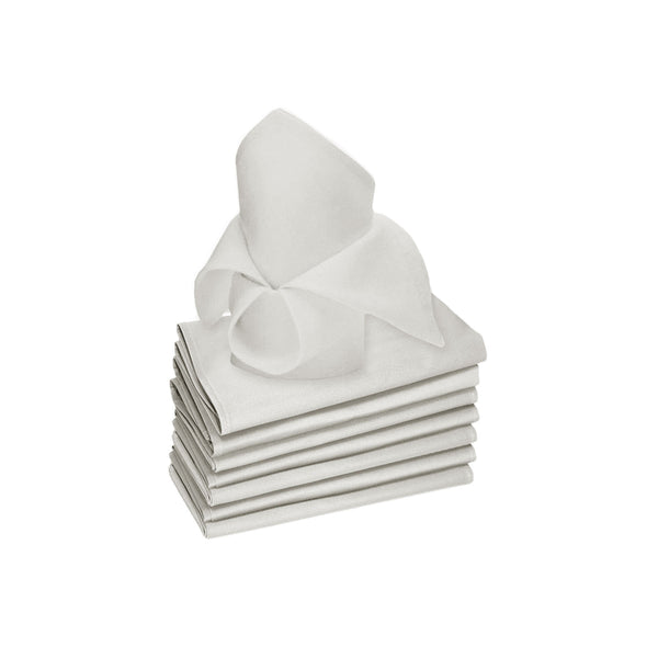 Rans Set of 8 Lollipop Cotton Napkins - White Tristar Online