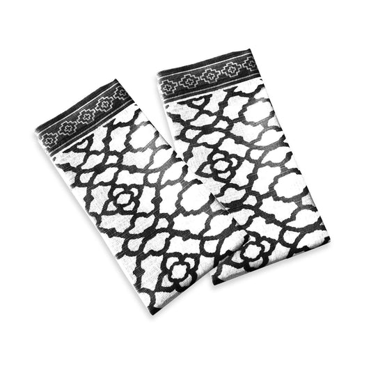Rans Set of 2 Cotton Vintage Napkins - Black Tristar Online