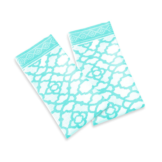 Rans Set of 2 Cotton Vintage Napkins - Paradise Blue Tristar Online