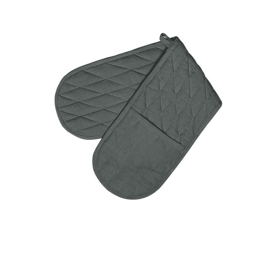 Rans Manhattan Charcoal Cotton Double Oven Mitt Tristar Online