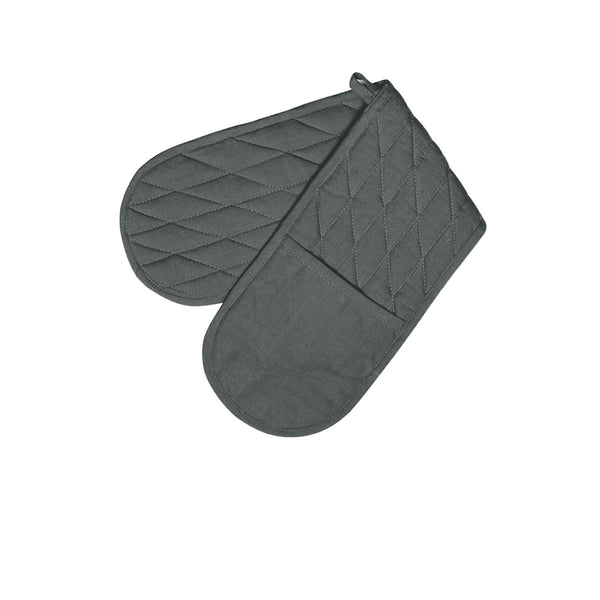 Rans Manhattan Charcoal Cotton Double Oven Mitt Tristar Online