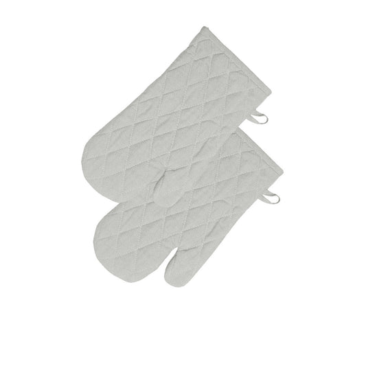 Rans Manhattan Silver Cotton Set of 2 Oven Gloves Tristar Online